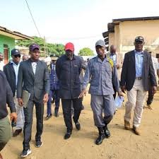 President Weah visits Monrovia Central Prison